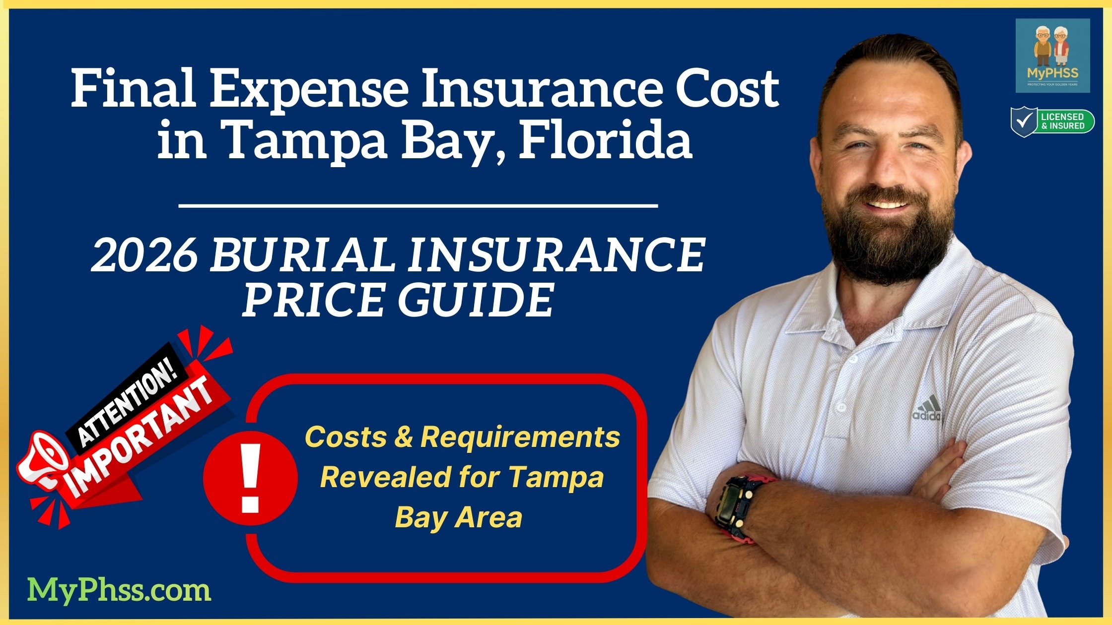 Final Expense Insurance Cost in Tampa Bay, Florida 2026 Burial Insurance Price Guide by MyPhss.com