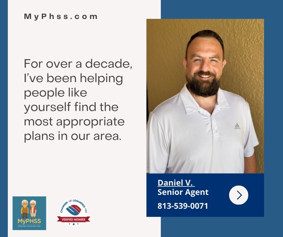 MyPhss Senior Tampa Bay Area Medicare and Final Expense Agent Daniel V. 813-539-0071